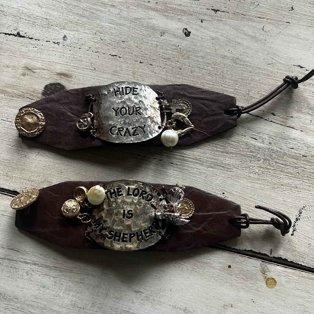 Hippy Vibe leather bracelets